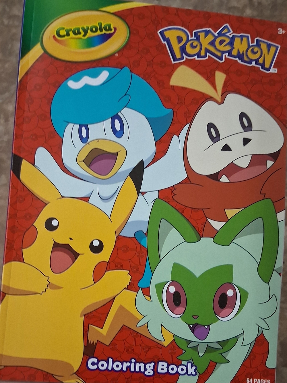 New Crayola Pokémon Coloring Book